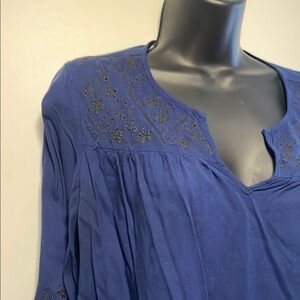 Women's Wrangler Country Blue Blouse